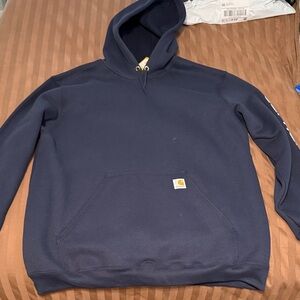 Carhartt Men's Dark Blue Hoodie
